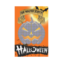 Load image into Gallery viewer, Sir Walter Scott Tartan Jack O' Lantern Garden Flag / Halloween Home Decor NN9