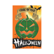 Load image into Gallery viewer, Tribe of Mar Tartan Jack O' Lantern Garden Flag / Halloween Home Decor NN9