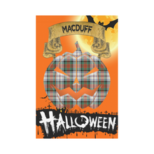 Load image into Gallery viewer, MacDuff Dress Ancient Tartan Jack O' Lantern Garden Flag / Halloween Home Decor NN6
