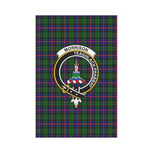 Load image into Gallery viewer, Morrison Tartan Flag Clan Badge K7