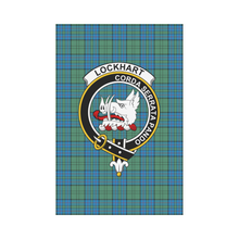 Load image into Gallery viewer, Lockhart Tartan Flag Clan Badge