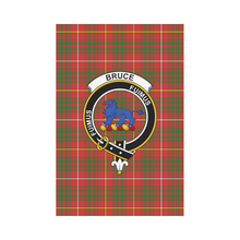 Load image into Gallery viewer, Bruce Tartan Flag Clan Badge