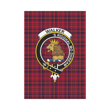 Load image into Gallery viewer, Walker Tartan Flag - Clan Badge K7