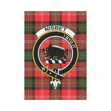 Load image into Gallery viewer, Nisbet Tartan Flag Clan Badge