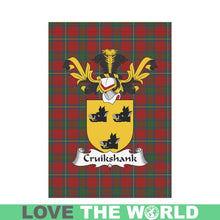 Load image into Gallery viewer, Cruikshank Tartan Clan Badge Garden Flag Th1 One Size / Cruikshank Tartan Clan Badge Flag Th1 Garden