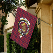 Load image into Gallery viewer, Walker Tartan Flag - Clan Badge K7