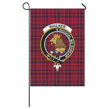 Load image into Gallery viewer, Walker Tartan Flag - Clan Badge K7