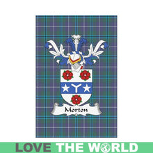 Load image into Gallery viewer, Morton Tartan Clan Badge Garden Flag R1 One Size / Large Size 28X40 Flags