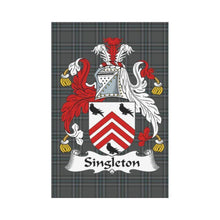 Load image into Gallery viewer, Singleton Tartan Flag Clan Badge